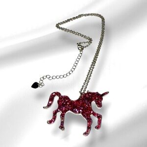 Accessorize Unicorn Sparkle Pendant Necklace